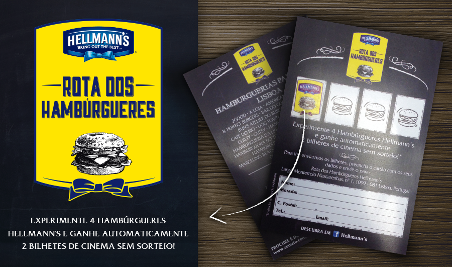 rota dos hamburgueres